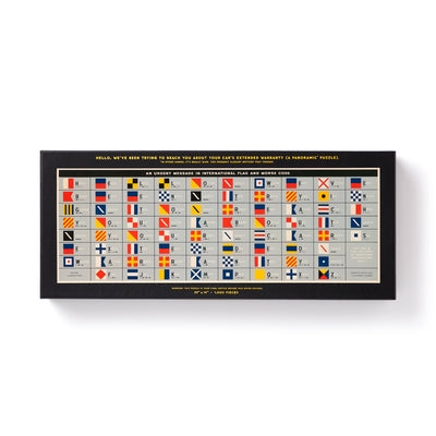 An Urgent Message 1,000 Piece Panoramic Puzzle by Galison