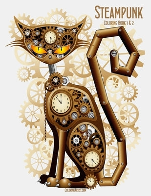 Steampunk Coloring Book 1 & 2 by Snels, Nick