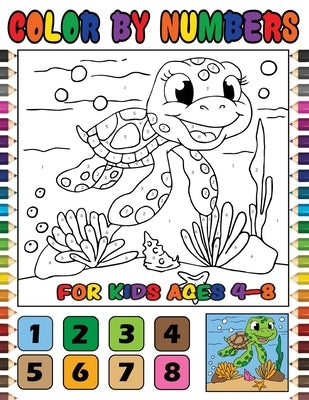 Color by Numbers for Kids Ages 4-8: Cute Animals Color by Number by Press, Penciol