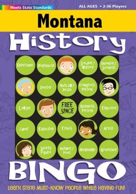 Montana History Bingo Game by Gallopade International