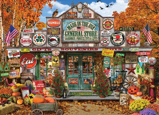 General Store 1000-Piece Puzzle by Lewis T. Johnson