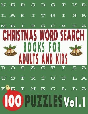 Christmas Word Search Books for Adults and Kids 100 Puzzles Vol.1 by Tey, ๋jissie