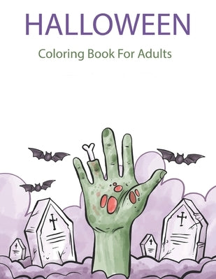 Halloween Coloring Book for Adults: Coloring Book with Beautiful Flowers, Adorable Animals, Spooky Characters, and Relaxing Fall Designs by Publishing House, Blueberry