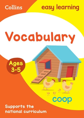Collins Easy Learning Preschool - Vocabulary Activity Book Ages 3-5 by Collins Easy Learning