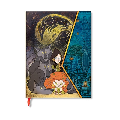 Paperblanks Wolfwalkers Irish Folklore Trilogy Hardcover Journals Ultra Unlined Wrap 144 Pg 120 GSM by Paperblanks