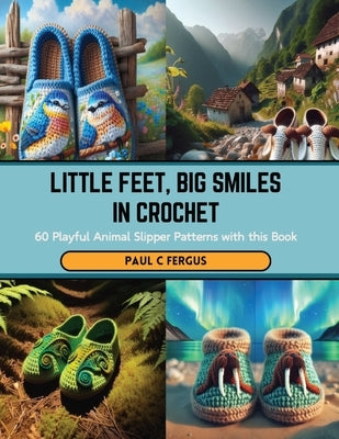 Little Feet, Big Smiles in Crochet: 60 Playful Animal Slipper Patterns with this Book by Fergus, Paul C.