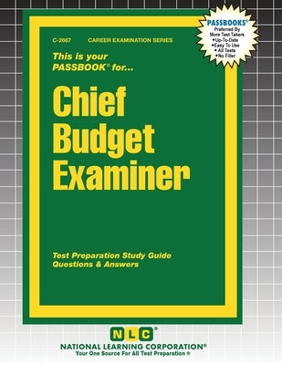 Chief Budget Examiner by Passbooks