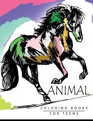 Animal Coloring Books for Teens by Adam Mole