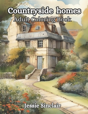 Countryside Homes: A coloring book For Adults With Incredible And Nostalgic Houses And Residential Gardens by Sinclair, Jessie