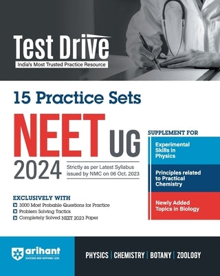 Arihant Test Drive 15 Practice Sets For NEET UG 2024 by Kuma, Ajay