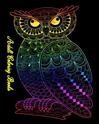 Adult Coloring Books: Gorgeous Cats and Owls by King, Suvie