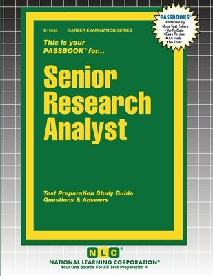 Senior Research Analyst by Passbooks