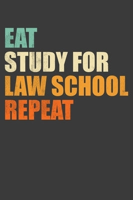 Eat, Study For Law School, Repeat: Funny Hard Working Law Student Gift by Designs, Frozen Cactus