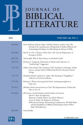 Journal of Biblical Literature 140.4 (2021) by Brett, Mark G.