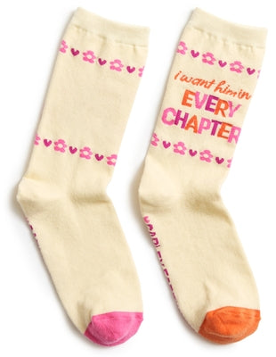 Carley Fortune Every Chapter Socks - Small by Out of Print