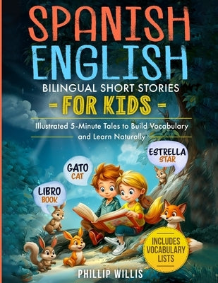 Spanish-English Bilingual Short Stories for Kids: Illustrated 5-Minute Tales to Build Vocabulary and Learn Naturally by Willis, Phillip