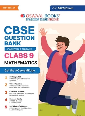 Oswaal CBSE Question Bank Class 9 Mathematics, Chapterwise and Topicwise Solved Papers For 2025 Exams by Oswaal Editorial Board