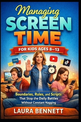 Managing Screen Time for Kids Ages 8-13: Boundaries, Rules, and Scripts That Stop the Daily Battles Without Constant Nagging by Bennett, Laura