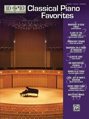 10 for 10 Sheet Music Classical Piano Favorites: Piano Solos by Alfred Music