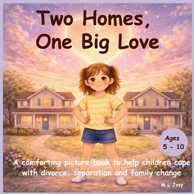 Two Homes, One Big Love: A comforting picture book to help children cope with divorce, separation, and family change. Ages 5-10 8.5 x 8.5 inch 40 page by Josy, L.