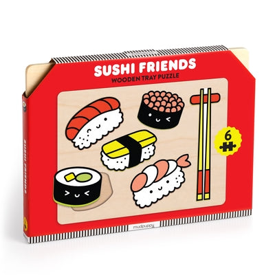 Sushi Friends Wooden Tray Puzzle by Mudpuppy