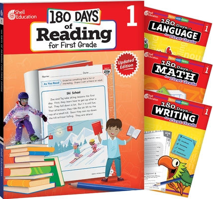 180 Days(tm) Reading, Math, Writing, & Language for Grade 1: 4-Book Set: Practice, Assess, Diagnose by Multiple Authors