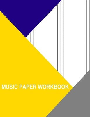 Music Paper Workbook: 4 Staves Landscape by Wisteria, Thor