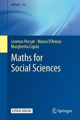 Maths for Social Sciences by Peccati, Lorenzo