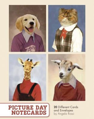 Picture Day Notecards (Gift for Animal Lovers, Funny Stationery, Notecards with Cute Animals) by Rossi, Angela