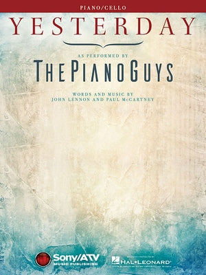 Yesterday: For Piano and Cello by McCartney, Paul