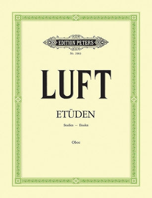 24 Studies for Oboe by Luft, Julius Heinrich