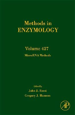 Microrna Methods: Volume 427 by Rossi, John J.