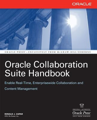 Oracle Collaboration Suite Handbook by Zapar, Ronald J.