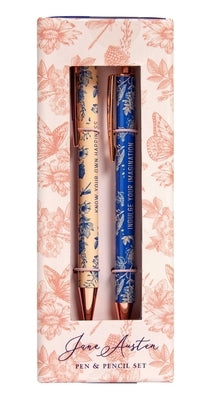 Jane Austen: Floral Pen and Pencil Set (Set of 2) by Insight Editions