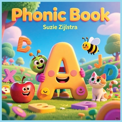 Phonic Book: A Simple and Engaging Introduction to Phonics and Early Reading 8.5 x 8.5 inches 56 pages Recognize letter sounds phonics blending practi by Zijlstra, Suzie
