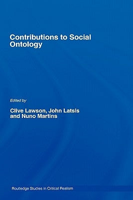 Contributions to Social Ontology by Lawson, Clive