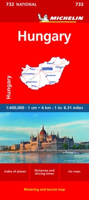 Michelin Hungary Map 732 by Michelin