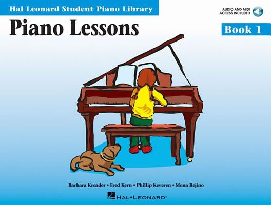 Piano Lessons Book 1 - Hal Leonard Student Piano Library Book/Online Audio [With Access Code] by Keveren, Phillip
