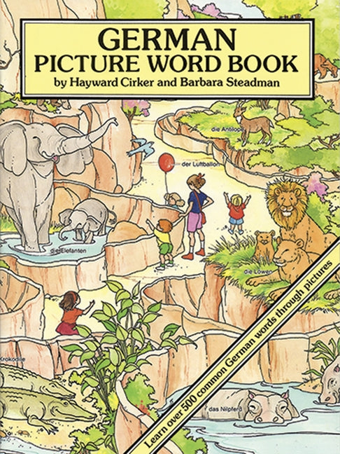 German Picture Word Book by Cirker, Hayward