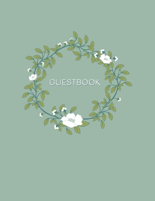 Guestbook: Funeral Memorial Service Visitor Log Sign In Book by Happy Print Press