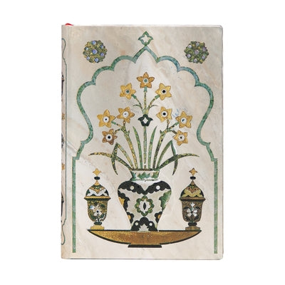 Shah Mini Unlined Hardcover Journal, 176pg, 85gsm by Paperblanks (Taj Mahal Flowers) by Paperblanks