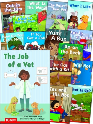 Decodable Books Grade Pk-K Set 2: 15-Book Set by Rice, Dona Herweck