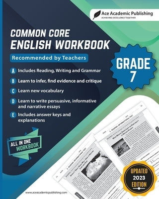 Common Core English Workbook: Grade 7 by Publishing, Ace Academic