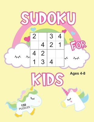 Sudoku For Kids Ages 4-8: Sudoku For Kids Unicorn Theme, Learn Numbers 1-4 and Grow Logic Skills For Children by Publishing, Ziesmerch