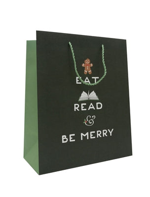 Eat, Read, & Be Merry Gift Bag (Large) by Out of Print