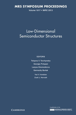 Low-Dimensional Semiconductor Structures: Volume 1617 by Torchynska, Tetyana V.