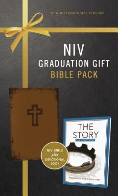 NIV, Graduation Gift, Bible Pack for Him, Brown, Red Letter Edition by Zondervan