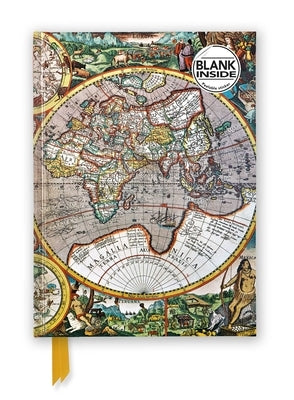 Antique Map (Foiled Blank Journal) by Flame Tree Studio