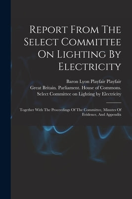 Report From The Select Committee On Lighting By Electricity: Together With The Proceedings Of The Committee, Minutes Of Evidence, And Appendix by Great Britain Parliament House of C