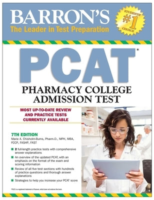 PCAT: Pharmacy College Admission Test by Chisholm-Burns, Marie A.